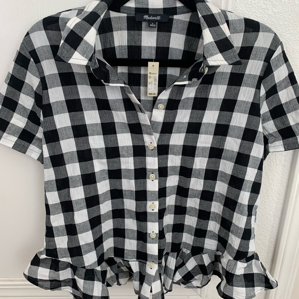 Madwell Gingham Button up